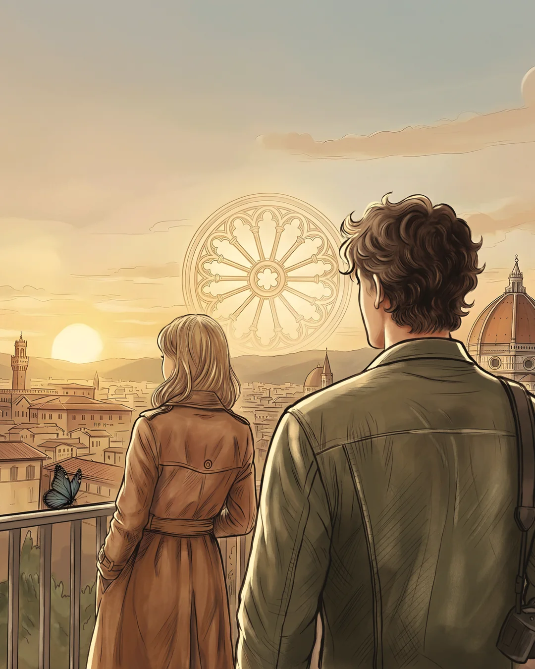 80 giorni di te: dalla matita al libro stampato, l’illustrazione di copertina per New-Book edizioni