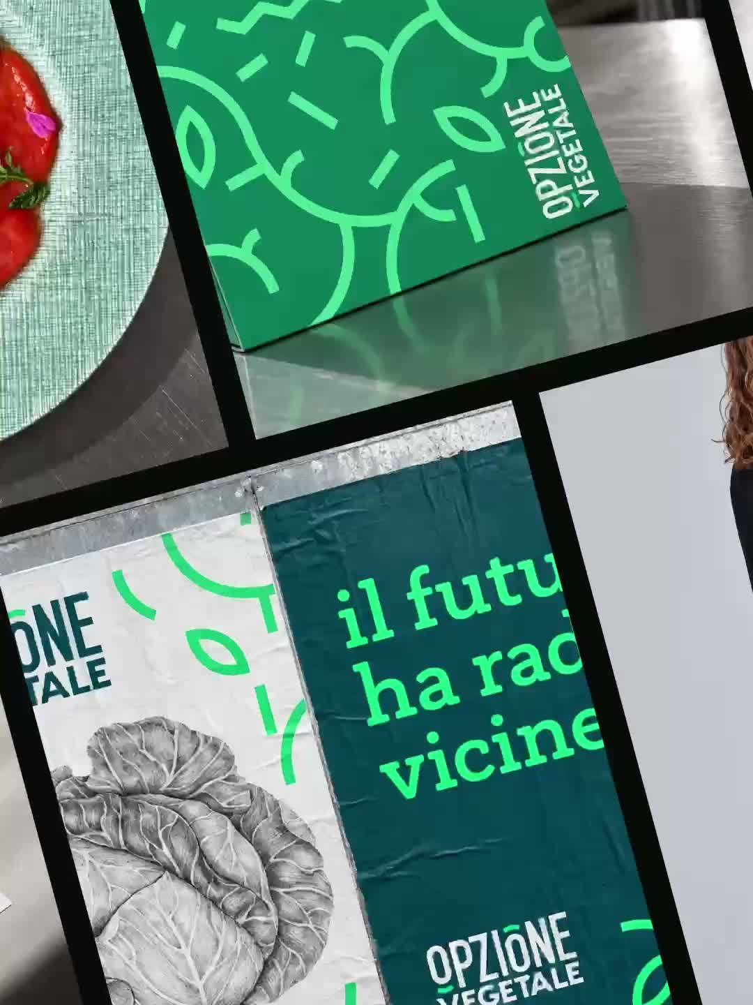 Opzione Vegetale: identità e applicazioni nella cover animata Frames